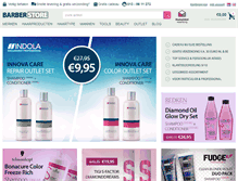 Tablet Screenshot of barberstore.eu
